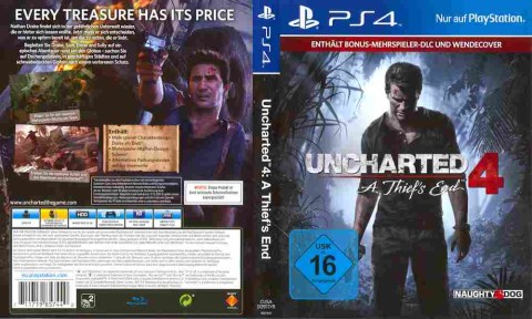Игра Uncharted 4 A thief's end, Sony PS4, 174-85, Баград.рф